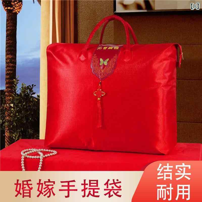 収納袋 刺繍 オックスフォード 布 キルト ウェディング 冬 ダウン シルク 梱包 ポータブル バッグ レト..