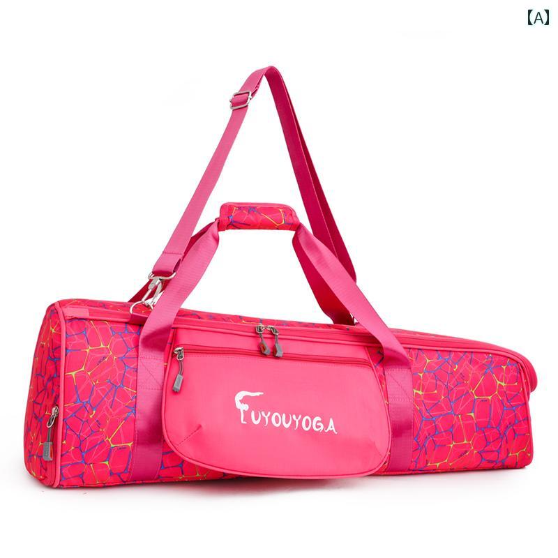 大容量 収納バッグ オックスフォード 布 ヨガマット 防水 フィットネススポーツ ファッション バックパ..