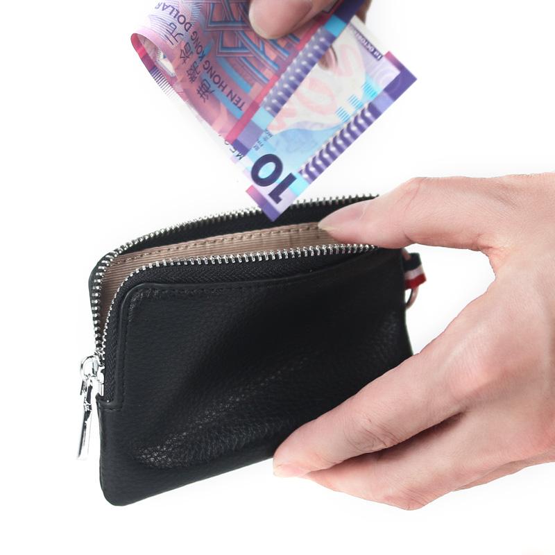 小銭入れ 牛革 小さめ 薄型 カードホルダー ウォレット コンパクト 小物 レザー シンプルなカラー