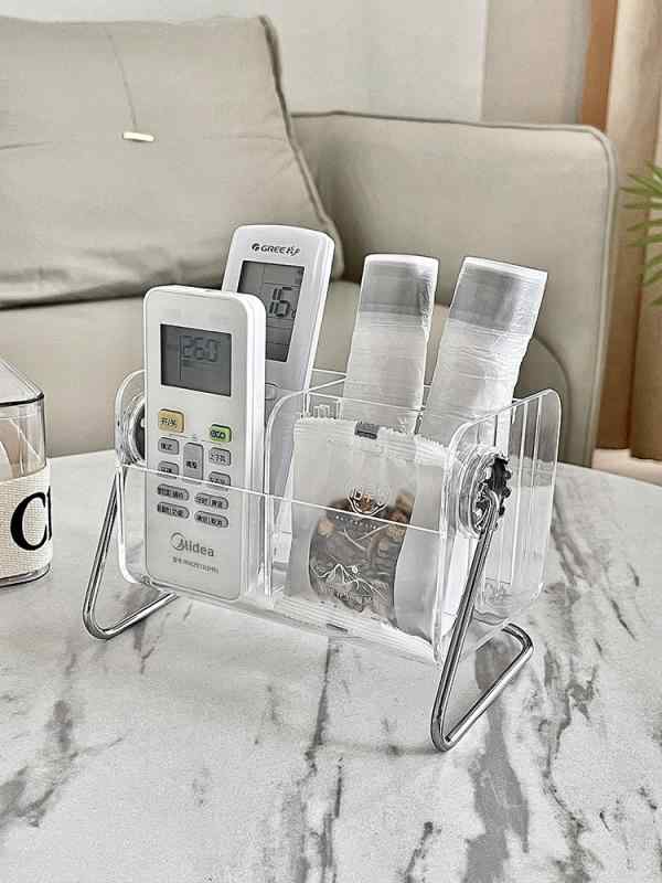 リモコン 収納 ボックス リビング ルーム コーディネート インテリア カスタマイズ 化粧品 整理 雑貨 装飾