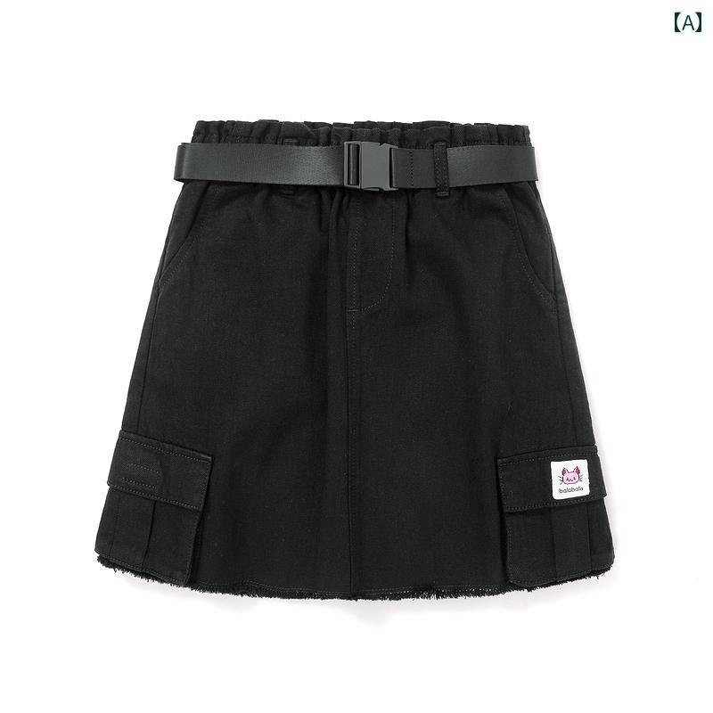 子供用 スカート キッズ 女の子 ガール プリティ かわいい おしゃれ ファッション ショート 夏 薄手 ベ..