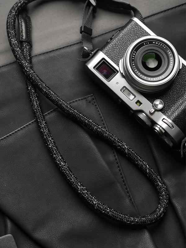 カメラ ストラップ 一眼レフ コンパクト デジカメ フィルム ショルダー シンプル おしゃれ グレー ブラ..