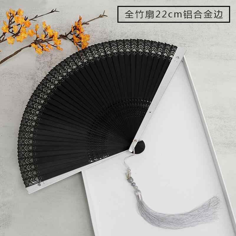 扇子 男性用 ファン メンズ レディース レトロ 簡単 金属 チタン 合金 手持ち アーティファクト