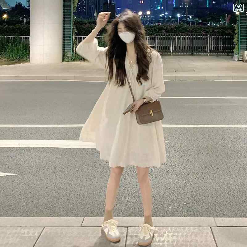 レディース コート 白 フレンチレース ドレス 春夏 かわいい プリンセス スカート おしゃれ ファッション