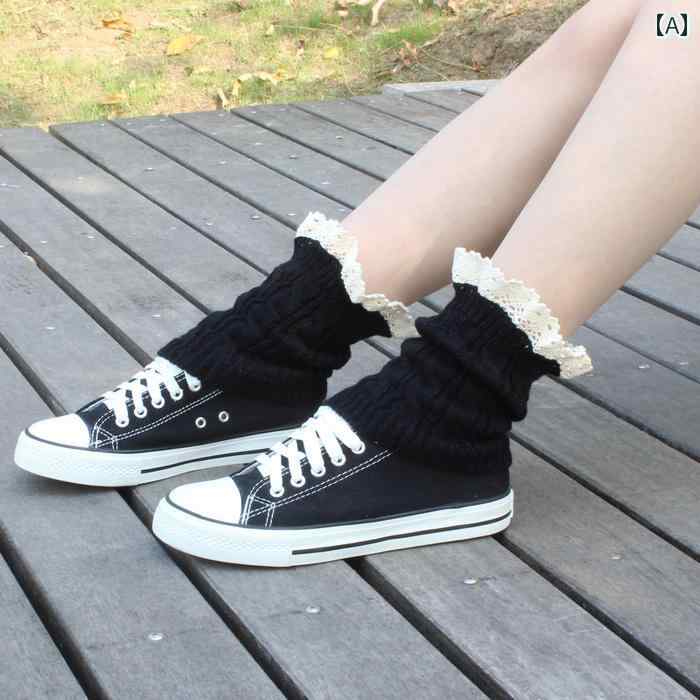 レッグウォーマー 秋冬 レディース アンクル 防寒 ウール カバー シューズ ショート ブーツ 綺麗 可愛い おしゃれ 黒 グレー カーキ