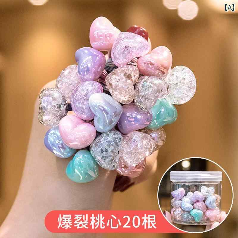 ヘアバンド 韓国 ロープ 女の子 ゴム かわいい ベビー 髪を傷つけない 小さい サークル プリンセス アクセサリー 綺麗 おしゃれ