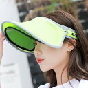夏 帽子 レディース 紫外線 日焼け防止 フェイスカバー サンハット 薄型 親子 レンズ 付き ピンク レッド パープル