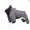 柄のある ペット服 犬 冬 暖か ダウン コットンコート 四 足 テディ 柴 散歩 グレー イエロー ブルー