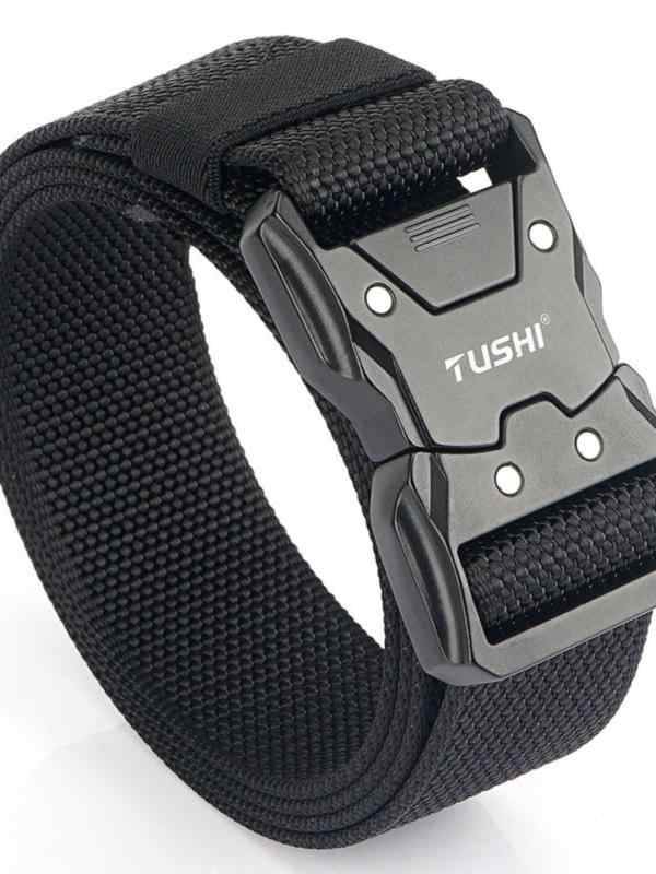 ベルト メンズ カジュアル ナイロン クイックリリースバックル 屋外 トレーニング スポーツ パンツ ユニバーサル ワーク