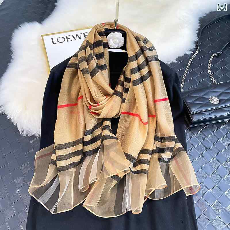 女性 スカーフ おしゃれ 柄付き シンプル ファッション カジュアル シルク風 メンズレディース 薄手 オ..