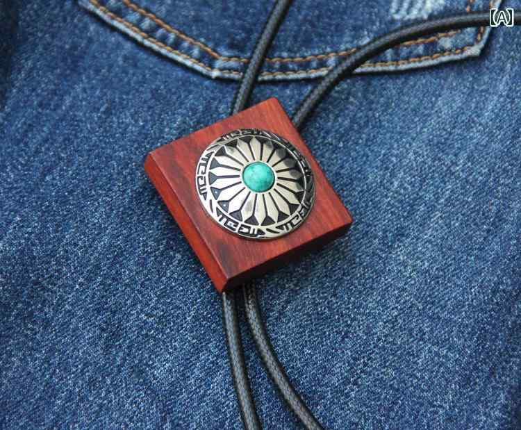 ネクタイ 赤 梨 エスニック 襟 ロープ メンズ ボロ タイ 美容師 ギフト おしゃれ 綺麗 可愛い レジャー..