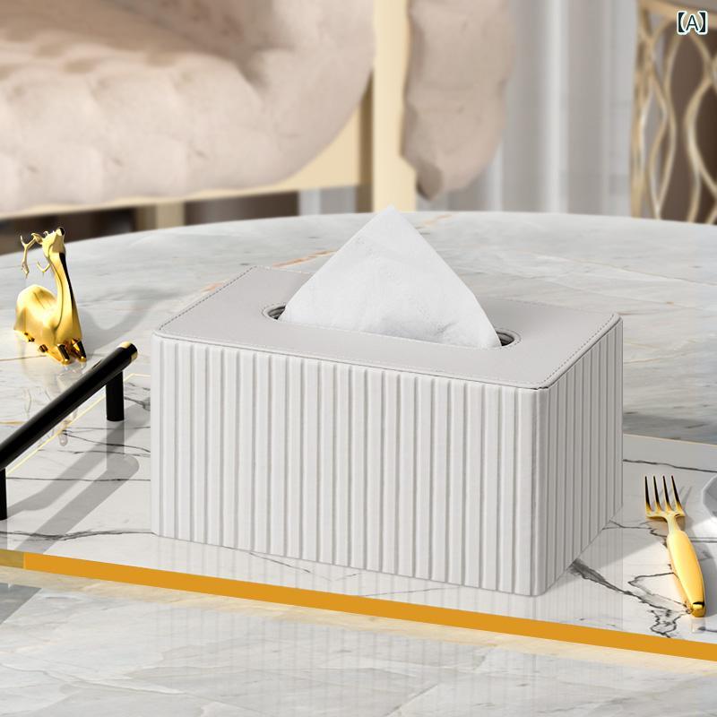 リモコン 収納 ボックス ティッシュペーパー 家庭用 リビングルーム シンプル モダン ナプキン ライト ..