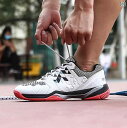 スポーツ シューズ メンズ レディース トレーニング ランニング サイクリング 春 バレーボール 滑り止め 耐 摩耗 腱 底 衝撃 吸収 プロ バドミントン
