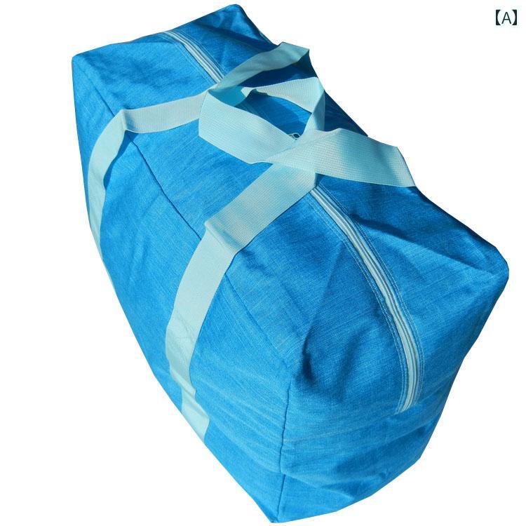 大容量 収納バッグ シンプル キャンバス ショルダー カジュアル 文学 ハンドバッグ 学生 ポータブル 環境に優しい 綺麗 おしゃれ ファッション 黒 ブルー グレー