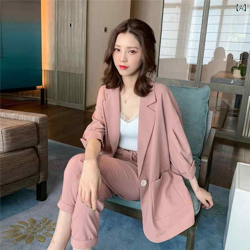 ウェア スーツ ジャケット 女性 大学生 プロ フォーマル 面接 ツーピース ビジネス CEO フロント作業服 レディース 受付 通勤 夏 ピンク