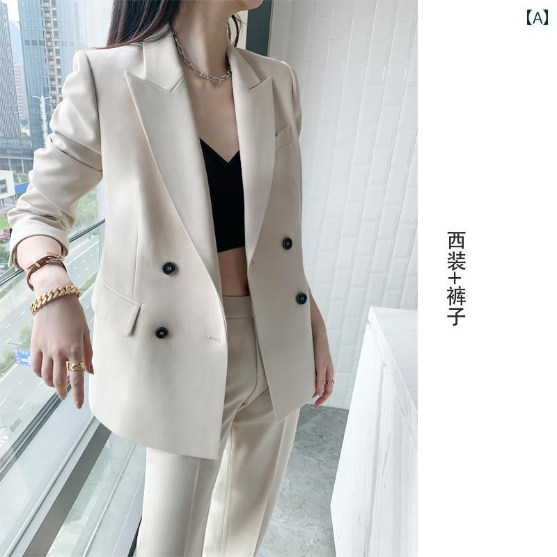 ウェア スーツ ジャケット 女性 大学生 プロ フォーマル 面接 ツーピース ビジネス CEO フロント作業服 レディース 受付 通勤 春秋冬 黒 赤