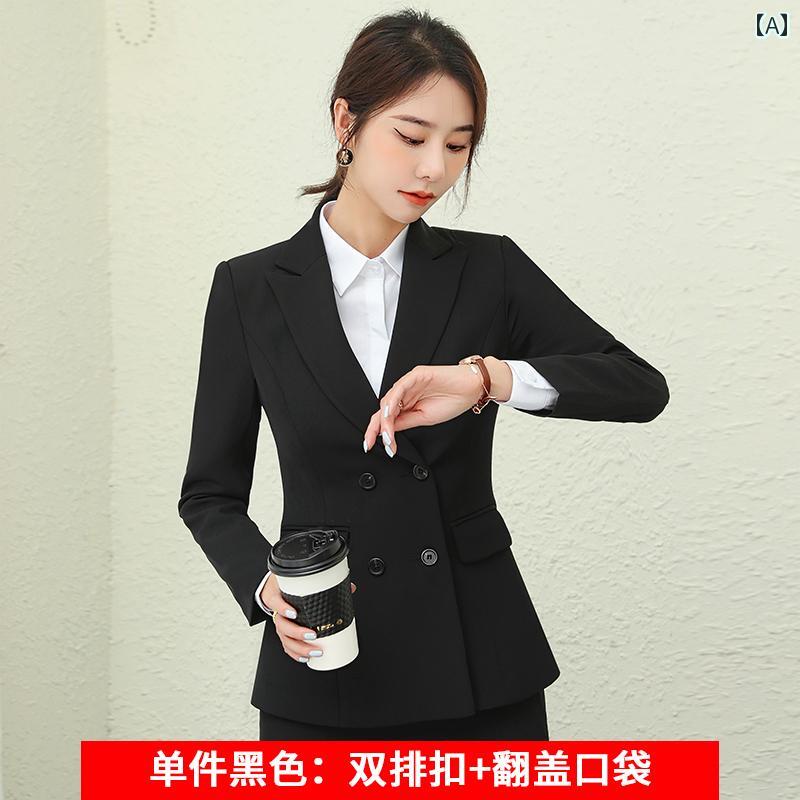 ウェア スーツ ジャケット 女性 大学生 プロ フォーマル 面接 ツーピース ビジネス CEO フロント作業服 レディース 受付 通勤 春