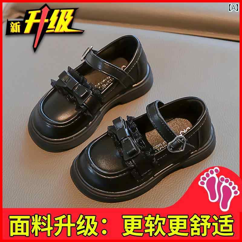 キッズ ローファー 子供 靴 女の子 フォーマル シューズ 黒革 プリンセス パフォーマンス 小さい 新 シ..