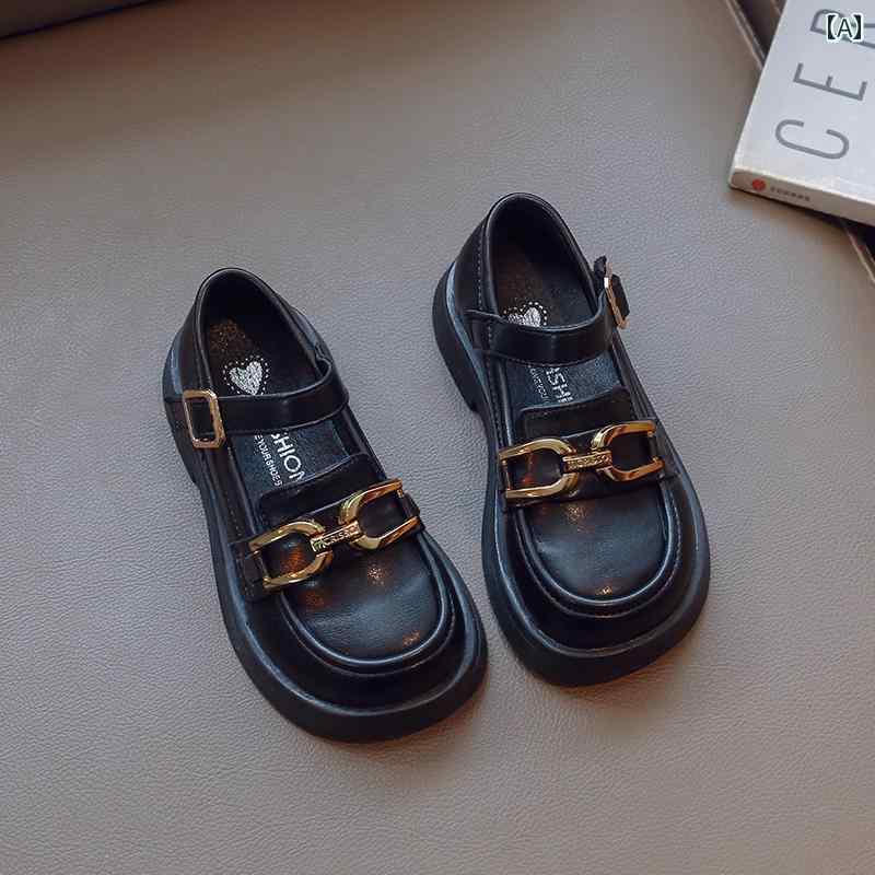 キッズ ローファー 子供 靴 女の子 フォーマル シューズ 黒革 プリンセス パフォーマンス 小さい 新 シ..