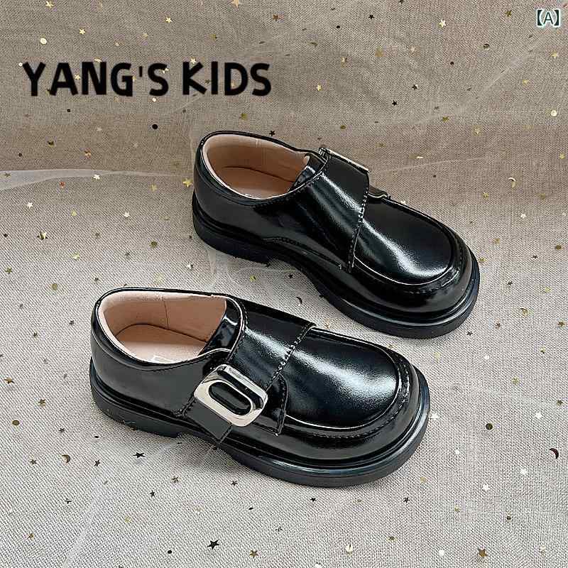 キッズ ローファー 子供 靴 女の子 フォーマル シューズ 黒革 プリンセス パフォーマンス 小さい 新 シ..