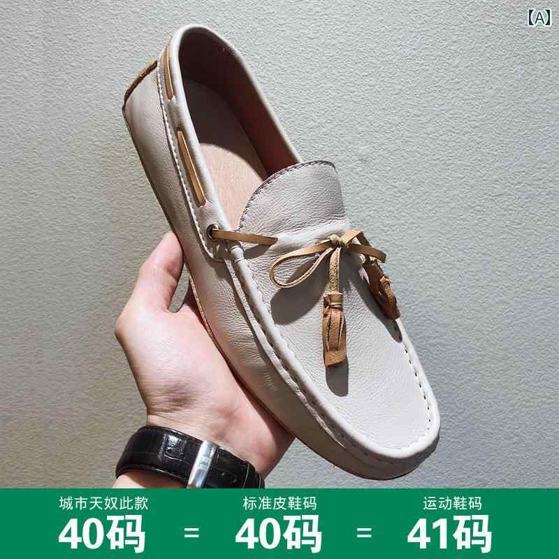 ローファー メンズ 紳士靴 シューズ フリンジ タッセル おしゃれ 革 スリッポン カジュアル ブラック