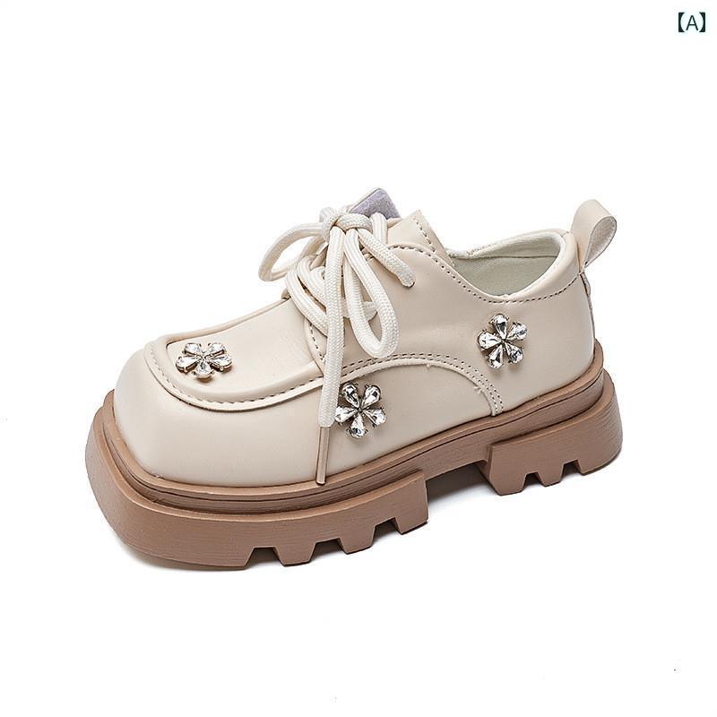 キッズ ローファー 子供 靴 女の子 フォーマル シューズ 黒革 プリンセス パフォーマンス 小さい 新 シングル おしゃれ 可愛い 綺麗 黒