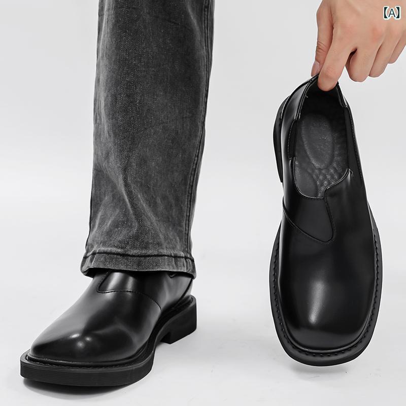 ローファーメンズ紳士靴シューズフリ...