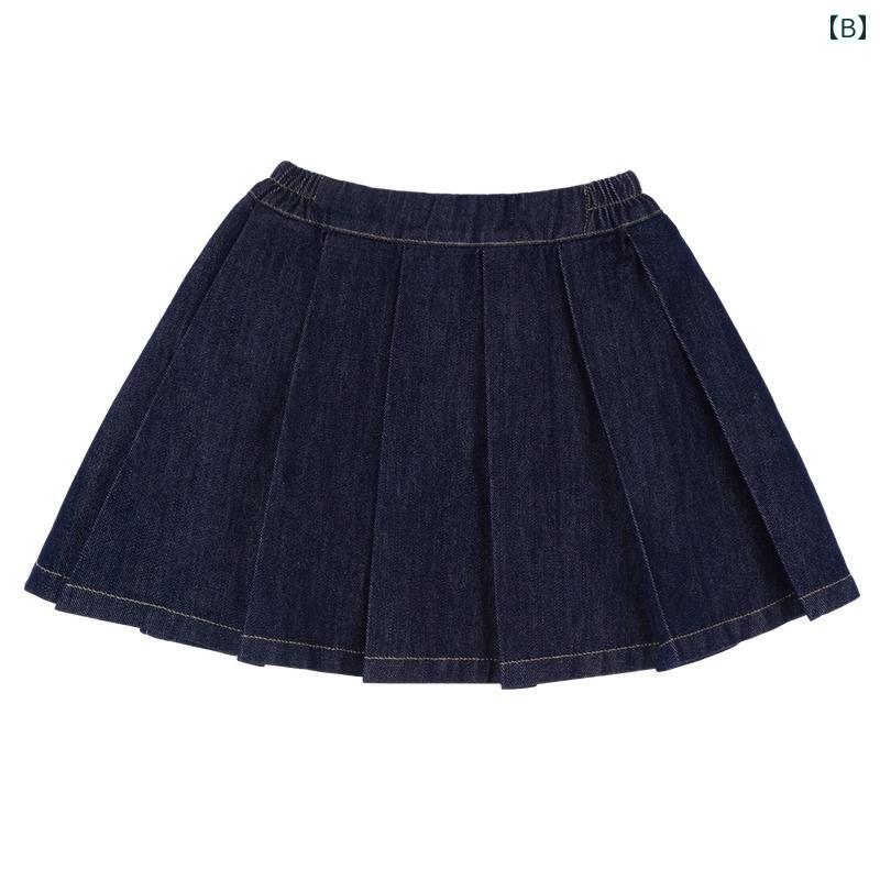 デニム ベスト キッズ 女の子 子供服 ノースリーブ ジャケット Gジャン ファッション セット 春秋 ブルー