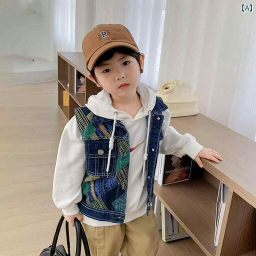 デニム ベスト キッズ 男の子 子供服 ノースリーブ ジャケット Gジャン アウター カジュアル チョッキ ソフト 新 ファッション おしゃれ 可愛い デニム ベスト キッズ 男の子 子供服 ノースリーブ ジャケット Gジャン アウター カジュアル チョッキ ソフト 新 ファッション おしゃれ 可愛い
