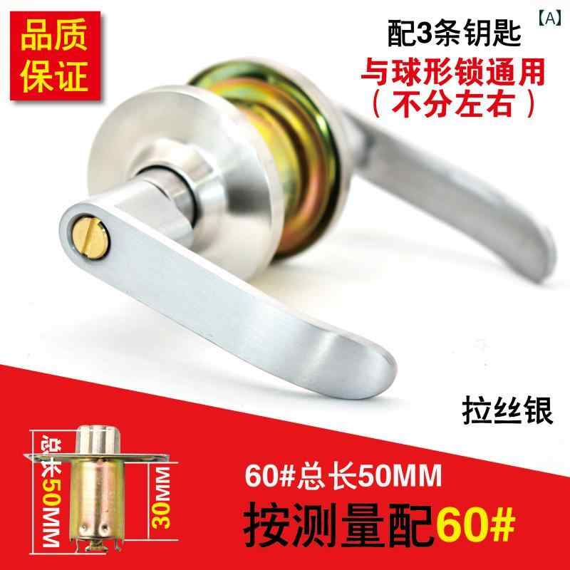 ハンドルロック ドア ルーム 寝室 家庭用 屋内 ユニバーサル 交換 おしゃれ シンプル アルミニウム合金..