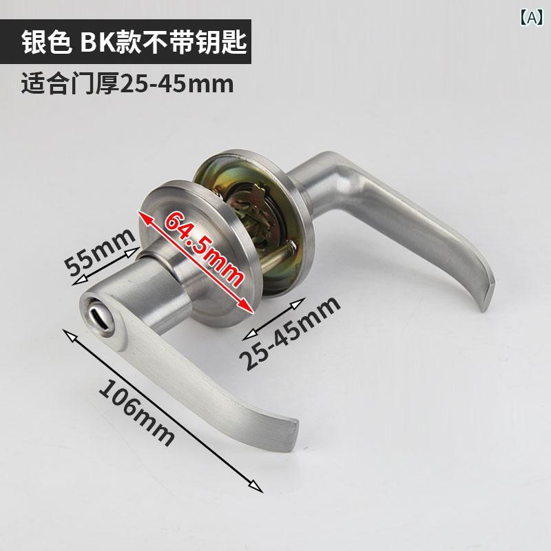 ハンドルロック ドア 屋内 家庭用 ユニバーサル シンプル おしゃれ 浴室 バスルーム トイレ 円形 アク..