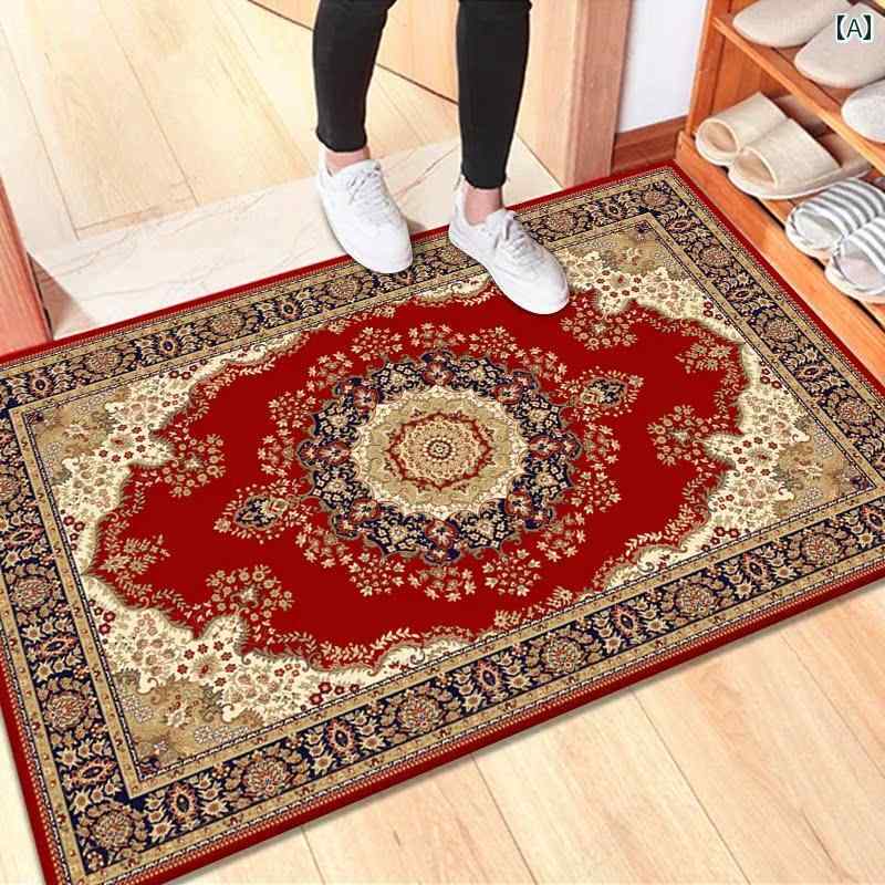 ドアマット 浴室 吸収性 フロア バスルーム 滑り止め 吸水性 エントリー カーペット 玄関 キッチン ホーム 家庭用 現代 フロント 綺麗 おしゃれ 赤