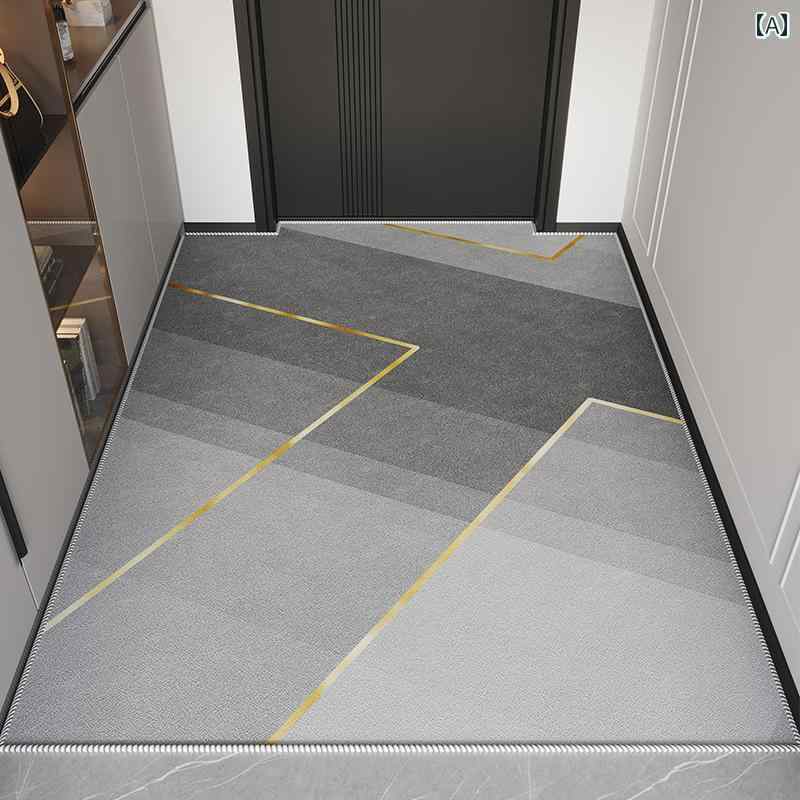 ドアマット 浴室 吸収性 フロア バスルーム 滑り止め 吸水性 エントリー カーペット 玄関 キッチン ホーム 家庭用 現代 フロント 綺麗 おしゃれ