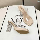サンダル透明 クリスタル 女性 レディース 滑り止め 傷つけない プリンセス バスルーム 入浴 家庭用 屋内 スリッパ おしゃれ 可愛い 夏 ハイヒール