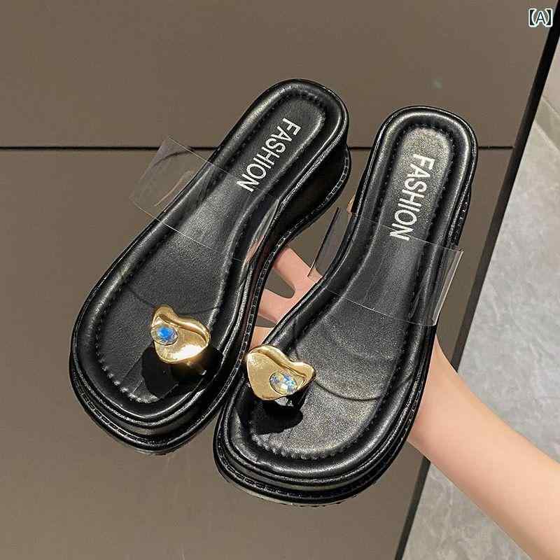 サンダル透明 クリスタル 女性 レディース 滑り止め 傷つけない プリンセス バスルーム 入浴 家庭用 屋..