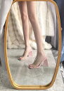 サンダル透明 クリスタル 女性 レディース 滑り止め 傷つけない プリンセス バスルーム 入浴 家庭用 屋内 スリッパ おしゃれ 可愛い 夏 ハイヒール ピンク