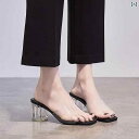 サンダル透明 クリスタル 女性 レディース 滑り止め 傷つけない プリンセス バスルーム 入浴 家庭用 屋内 スリッパ おしゃれ 可愛い 夏 ハイヒール ミディ...