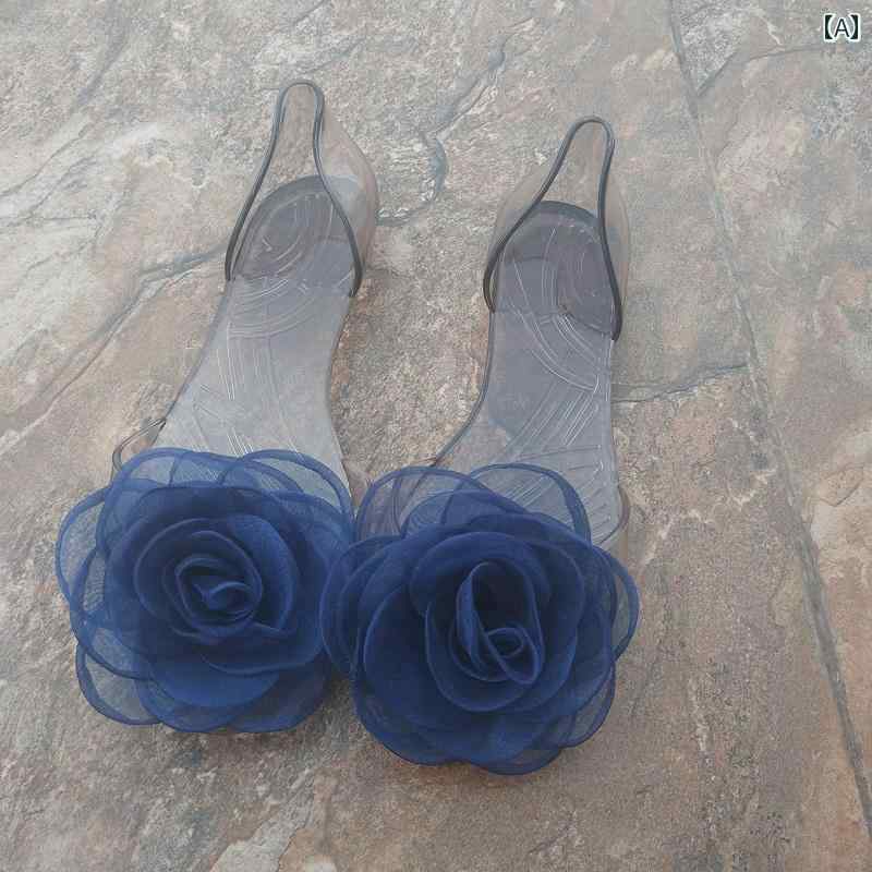 サンダル透明 クリスタル 女性 レディース 滑り止め 傷つけない プリンセス バスルーム 入浴 家庭用 屋..