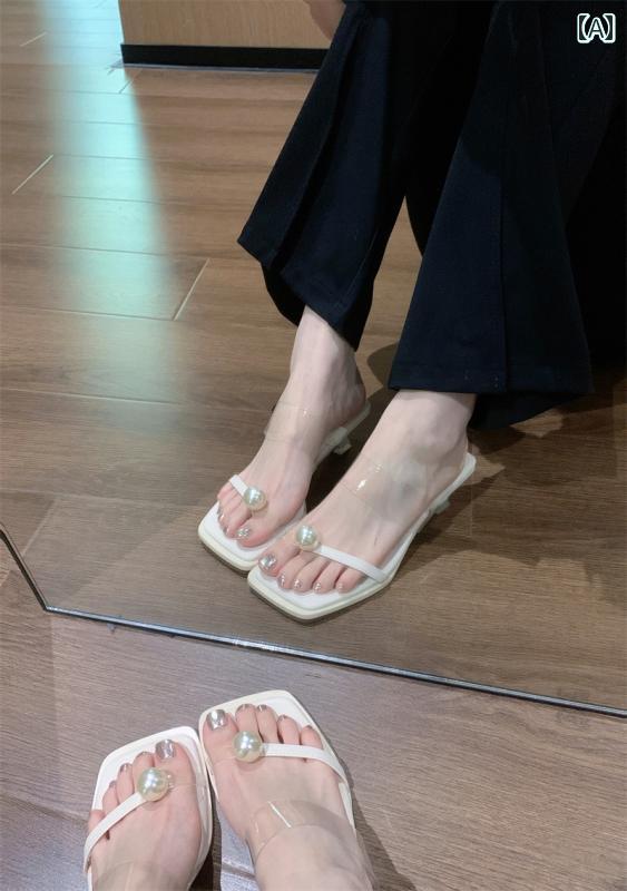 サンダル透明 クリスタル 女性 レディース 滑り止め 傷つけない プリンセス バスルーム 入浴 家庭用 屋..