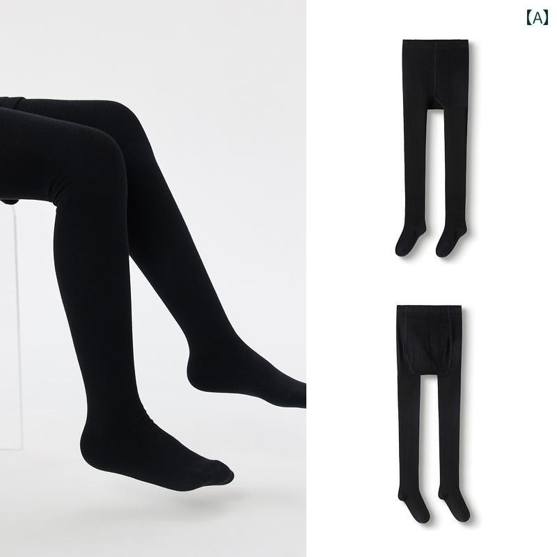 子供用 靴下 赤ちゃん ベビー 男の子 ボーイ 女の子 ガール ソックス かわいい おしゃれ レギンス ストッキング コットン ブラック ホワイト