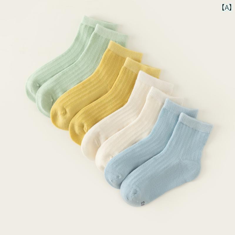 子供用 靴下 赤ちゃん ベビー 男の子 ボーイ 女の子 ガール ソックス かわいい おしゃれ 薄手 通気性 ..