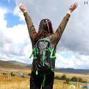 キャンプバッグ アウトドア レジャー メンズ レディース ハイキング 登山 旅行 スポーツ 大容量 ナイロン ブラック ブルー ピンク