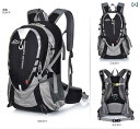 キャンプバッグ アウトドア レジャー メンズ レディース ハイキング 登山 旅行 バックパック キャンプ サイクリング スポーツ 防水 ブラック グリーン ブル...