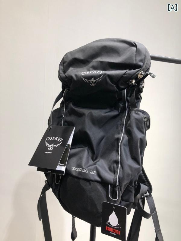 キャンプバッグ アウトドア レジャー メンズ レディース ハイキング 登山 旅行 撥水 ブラック レッド ブルー