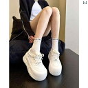 かわいい 靴 レディースシューズ 女の子 夏 アウター ソフト 快適 滑りにくい おしゃれ 綺麗 厚底 スニーカー 白