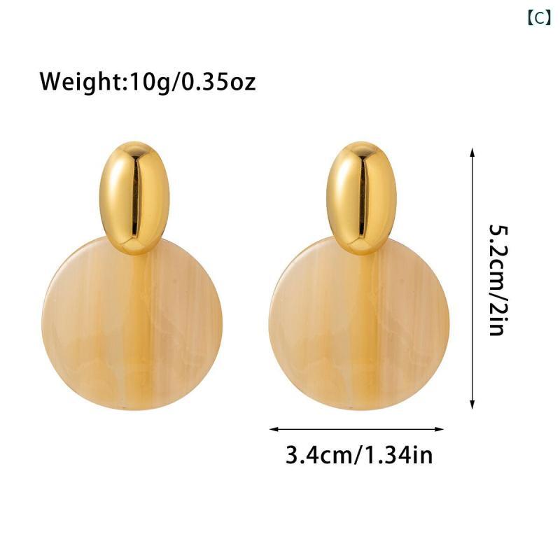 暮らしのお手伝いのピアス レディース アクセサリー セット 幾何学模様 光沢感 樹脂製 スタッドピアス ステンレス 金属アレルギー対応 シンプル 欧米風 高級感 おしゃれ かわいい デザイン お出かけ 普段使い デイリーユース パーティー フェミニン エレガント ギフト プ｜アングル3