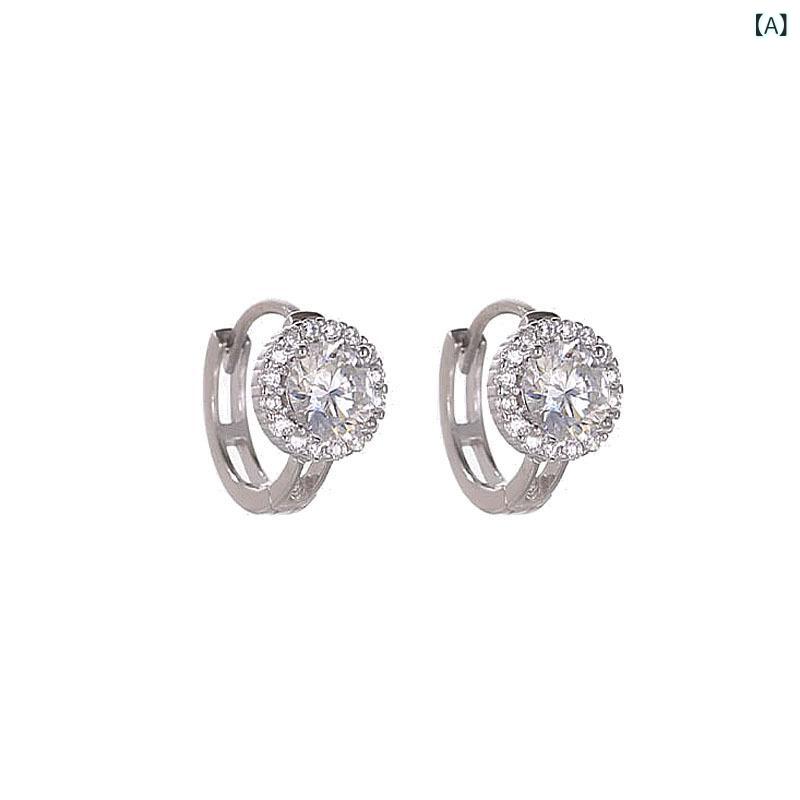 ピアス レディース ジルコニア 花 モチーフ フープピアス 小ぶり 円形 フラワー ゴールド シルバー 耳飾り アクセサリー ジュエリー 華奢 上品 エレガント パーティー 結婚式 二次会 お呼ばれ おしゃれ かわいい きれいめ 大人かわいい 高見え 軽量