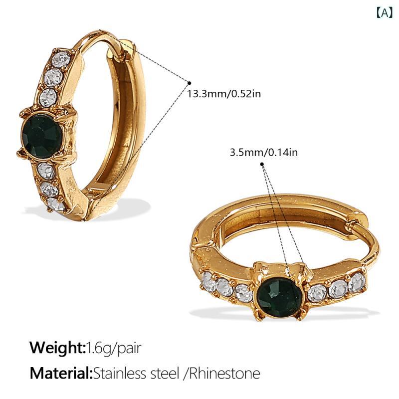 ピアス レディース アクセサリー フープピアス 両耳用 ジルコニア 18K 金色 ゴールドカラー ステンレス素材 高級感 おしゃれ シンプル 大人 かわいい 小ぶり カジュアル デイリー 通勤 通学 デート パーティー 結婚式 二次会 ウェディング ギフ