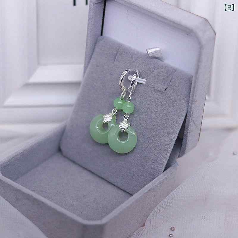 暮らしのお手伝いのピアス レディース アクセサリー 和風 平安扣 ロング丈 漢服 華流 レトロ エレガント 上品 精巧 おしゃれ 揺れる 伝統的 復古調 装飾品 贈り物 プレゼント デイリーユース パーティー カジュアル ギフト 記念日 エスニック モダンデザイン 繊細な｜アングル2