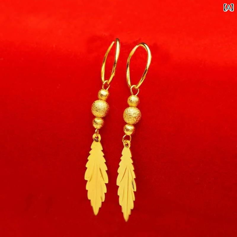 ピアス レディース アクセサリー ジュエリー 砂金 ベトナム産 孔雀 鳳凰 モチーフ ラッキーアイテム 葉っぱ タッセル 揺れる マット仕上げ フープ スタッド イヤリング 上品 高見え 高級感 エレガント きれいめ 大人かわいい 通勤 通学 デート お出